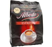 Alberto Espresso Pads 36 pièces arôme intense paquet 252g