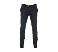 Alberto, Homme, Pantalons, Bleu, Taille: W28 L32 Slim-Fit Business Chinos