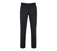 Alberto Pantalon coupe droite en mélange de matériaux Bleu nuit - Noir - 36 W/34 L