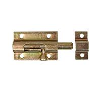 Alberts 111700 Verrou de box avec poignée bouton | bichromaté | gâche attachée | 50 x 70 mm