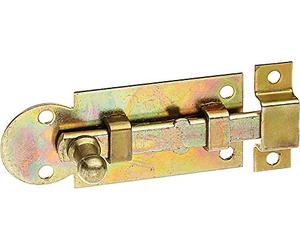 Alberts 113001 Verrou de fenêtre | Droit, avec Boucle serrée | électro-galvanisé, passivé à Couche épaisse | Platine 61 x 26 mm