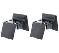 Alberts 137427 Butée d'arrêt | à sceller, avec guide pour verrou | en noir | 100 mm | Set de 2 pièces