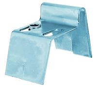 Alberts 137533 Butée d'arrêt | à sceller, avec trous oblongs, avec guide pour verrou | zinguée | 100 mm