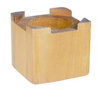 Alberts 140489 Rehausse de lit | bois dur | 100 x 100 x 100 mm | Set de 4 pièces