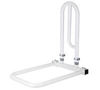 Alberts 140496 Barre d'appui de lit| poignée: Acier, plastifié, blanc, Ø 21 mm, platine: Plastique, 330 x 560 x 620 mm, blanc