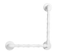 Alberts 141158 Poignée | dans les versions nervurée ou ergonomique | réglable avec articulation | en plastique | blanche | longueur de la poignée 324 mm