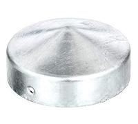 Alberts 205928 Capuchon pour poteau en bois | forme plate | galvanisé à chaud | Ø 80 mm