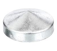 Alberts 205966 Capuchon pour poteau en bois | forme plate | galvanisé à chaud | Ø 100 mm