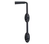 Alberts 207106 Verrou baïonnette Ovado | galvanisé, plastifié, en gris graphite | taille 400 x 16 mm