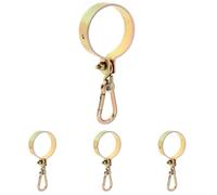 Alberts 207502 Collier pour balançoire | pour poteau en bois ronds | passivé | collier Ø 100 mm (Lot de 4)
