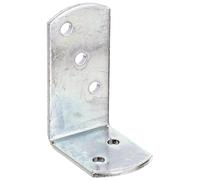 Alberts 208820 Équerre forme "L" pour clôtures tressées | gros volume | passivé | 40 x 60 x 30 mm | Lot de 24 Equerres