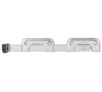 Alberts 209803 Fermeture pour portail double | spécialement pour les montants de cadres en bois étroits | passivé | 335 x 52 mm