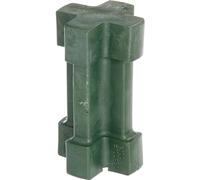 Alberts 211240 Outil de frappe pour ancre à enfoncer | pour ancres à enfoncer 90 x 90 mm, 100 x 100 mm et Ø 100 mm | plastique, en vert