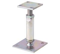 Alberts 212391 Ancre de poteau | réglable en hauteur, à visser | passivé | hauteur 150-190 mm