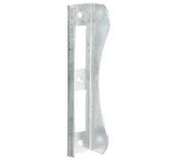 Alberts 215378 Butée pour portail avec serrure à encastrer | pour cadres d'une épaisseur d'environ 37 mm | galvanisée à chaud | 37 x 181 mm