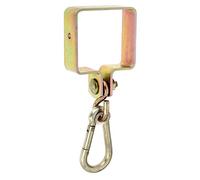 Alberts 217518 Collier pour balançoire | pour poteau en bois carrés | passivé | 90 x 90 mm