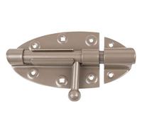 Alberts 300012 DURAVIS®® Verrou de box | avec poignée ronde | couleur beige perle, double plastification RAL 1035 | platine 112 x 72 | boulon Ø 16 mm