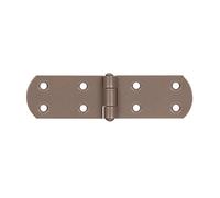 Alberts 300074 DURAVIS®® Charnière de malle | avec goupille rivetée | couleur beige perle, double plastification RAL 1035 | 135 x 35 x 2 mm