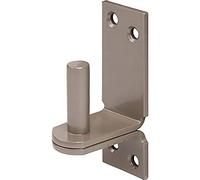 Alberts 300111 DURAVIS®® Gond sur platine | crochet DII | couleur beige perle, double plastification RAL 1035 | cote axe Ø13 mm | platine 100 x 35 mm