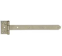 Alberts 300159 DURAVIS®® Penture anglaise | avec goupille rivetée | couleur beige perle, double plastification RAL 1035 | penture 591 x 40 mm | charnière 59 x 103 mm