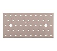 Alberts 300463 DURAVIS®® Platine d'assemblage | couleur beige perle, double plastification RAL 1035 | 200 x 100 x 2 mm