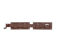 Alberts 300708 DURAVIS® Fermeture pour portail double | couleur rouille, à couche duplex | taille 423 x 70 mm