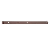Alberts 300845 DURAVIS®Penture | droite, bout arrondi | couleur rouille, à couche duplex | gond Ø 16 mm | taille 800 x 45 mm