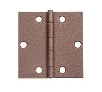 Alberts 301187 DURAVIS®® Charnière | carrée | couleur rouille, double plastification | 60 x 60 x 1 mm
