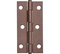 Alberts 301194 DURAVIS® Charnière | étroite | couleur rouille, à couche duplex | taille 80 x 40 x 1,25 mm