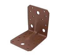 Alberts 301224 DURAVIS®® Équerre renforcée | couleur rouille, double plastification | 105 x 105 x 90 mm
