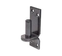 Alberts 301422 DURAVIS® Gond sur platine | crochet DI | en noir diamant, à couche duplex | cote axe Ø16 mm | platine 115 x 40 mm