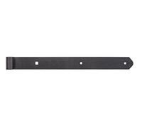 Alberts 301484 DURAVIS®®Penture | droite, bout arrondi | couleur noir diamant, double plastification | gond Ø 13 mm | 400 x 40 mm