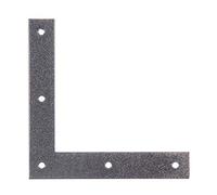 Alberts 301620 DURAVIS® Équerre d'angle | en noir diamant, à couche duplex | taille 120 x 120 x 20 mm