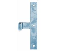 Alberts 306526 Penture | bout droit | zinguée | gond Ø14 mm | 250 x 35 mm