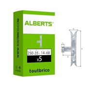 Alberts 306557 Penture du milieu | droite, finition queue de carpe | zingué | gond Ø14 mm | 250 x 35 mm