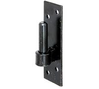 Alberts 306687 Gond sur platine | forme de type Allemagne du sud avec crochet DI ou DII | laquée noire | cote axe Ø14 mm | platine 130 x 40 mm
