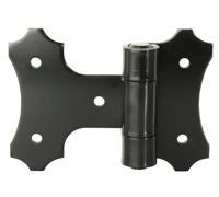 Alberts 307035 Charnière de volet | noire plastifiée | 94 mm