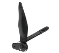 Alberts 307141 Arrêt de volet | Marseillais, à visser | acier, laquée noire | 130 mm