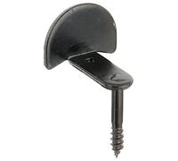 Alberts 307264 Butée pour volet | noire | coudée | 25 x 38 x 40 mm
