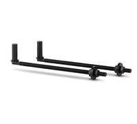 Alberts 307325 Gond à visser | crochet DI, pour poteaux | laquée noire | cote axe Ø16 mm | longueur 315 mm | Set de 2 pièces