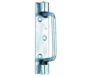 Alberts 307615 Poignée de porte | Type St. Etienne | électro-galvanisé bleu | 127 x 30 mm