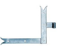 Alberts 308490 Bande d'angle pour volets | Finition droite ou queue de carpe pour haut ou bas | Galvanisé bleu | Rouleau : Ø14 mm | Dimensions 250 x 300 x 35 mm