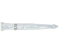 Alberts 315344 Penture charnière | avec goupille rivetée | passivée | penture 300 x 45 mm | charnière 101 x 63 mm