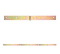 Alberts 315900 Charnière de malle | avec goupille rivetée | bichromatée | 400 x 35 mm (Lot de 4)