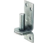 Alberts 318215 Gond sur platine | dans les modèles avec crochet DI ou DII | acier inoxydable | cote axe Ø13 mm | platine 100 x 35 mm