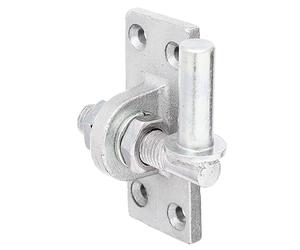 Alberts 318246 Gond à visser | réglable de 20 mm | passivé | cote axe Ø16 mm | platine 105 x 45 mm