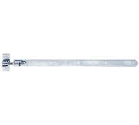 Alberts 318260 Penture | droite, bout arrondi, réglable de 30 mm | passivée | 660 x 40 mm