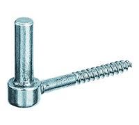Alberts 326128 Gond à visser | crochet en J, avec filetage coupé | acier inoxydable | cote axe Ø13 mm | longueur 155 mm