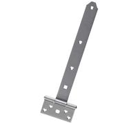 Alberts 326142 Penture anglaise | avec goupille rivetée | acier inoxydable | penture 292 x 34 mm | charnière 92 x 44 mm