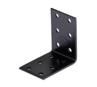 Alberts 329457 Équerre d'assemblage - noire - plastifiée - 60 x 60 x 40 mm